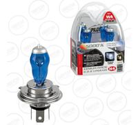 H4 HOD LUCE BIANCA ALOGENA 60/55W 12V COPPIA LAMPADINA LAMPADA LAMPA PILOT 58178
