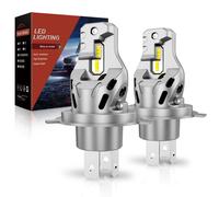 H4 LED Abbagliante e Anabbagliante 6500K Easy Sostituire Alogena Bianco Lampada