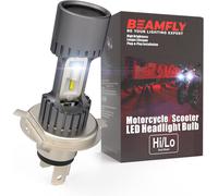 H4 LED Moto Lampadina 6500LM; HB2 9003 Biluce Lampada Fari Scooter 12V 6000K Bi