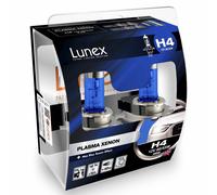 H4 Lunex Plasma Xenon 60/55W 12V Lampadine Fari Alogeni 5000K Set