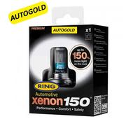 H4 RING XENON 150 - Lampada alogena altissima luminosità 12V auto moto 3700K
