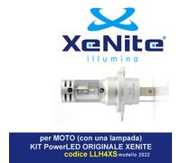 H4 XeNite OMOLOGATA PERFETTA 12V 24 V FULL LED UNA LAMPADA CANBUS MOTO 6000K