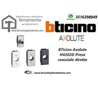 Presa Tv e Sat Bticino Axolute Scura Diretta Connettore Maschio H4202D