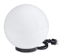 H4L Lampada a sfera con cavo di collegamento da 3 m, Ø 40 cm, lampada a sfera bianca, E27, lampada da giardino per esterni, IP44, resistente alle intemperie, 230 V