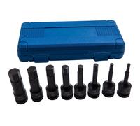 H5 H6 H8 H10 H12 H14 H17 H19 1/2" Impact Hex Bit Socket Tool Set