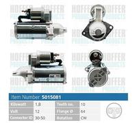 H5015081 HOFFER Motorino d'avviamento per CHEVROLET,OPEL,VAUXHALL