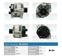 H5515079 HOFFER Alternatore per CITROËN,FIAT