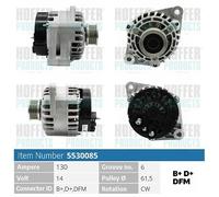 H5530085 HOFFER Alternatore per OPEL,SAAB,VAUXHALL