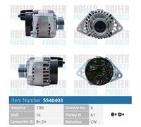 H5540403 HOFFER Alternatore per ALFA ROMEO,FIAT,LANCIA
