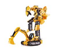 (H6001-8C) AOYI Toys SS Devastator TF5 Metal Overload Roaring Roll 8 IN 1 Veicolo Bonecrusher Deformation