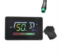 H6C-2 E-Bike Bluetooth Display LCD Contachilometri Scooter Elettrico Cruscotto UART per Mountain Bike 5PIN