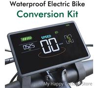 H6C Computer colorato per bicicletta Mountain Bike Schermo grande LCd Computer da ciclismo Contachilometri Display per bicicletta impermeabile accurato H6C 5pin
