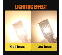 H6M P15D-25-3 LED Del Motociclo Luce Di Testa Del Motociclo DRL Della 6V 12V 24V