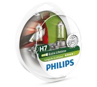 H7 Philips LongLife EcoVision 55W 12V Lampadine Fari Alogeni 12972LLECOS2 Set