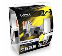 H9 Lunex Plasma Gold 65W 12V Lampadine Fari Alogeni 2800K Set