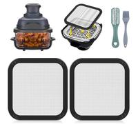 HA BIN Paraschizzi Magnetico in Acciaio Inox per Friggitrice ad Aria Ninja Crispi FN101 - Accessorio Airfryer Anti Grasso con Rete Fina, Protezione Resistente e Facile da Pulire