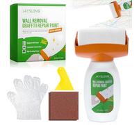 HA BIN Rullo per Pittura Bianca, 500g Spazzola Rotolare di Riparazione Murale, 2 in 1 Roller Paint, Piccola Spazzola di Riparazione Parete a Rullo, per Riparare Macchie e Pareti Danneggiate