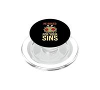 Ha bollito per i tuoi peccati - Divertente meme volante Spaghetti Monster PopSockets PopGrip per MagSafe