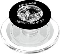 Ha camminato felici e contenti dopo la natura Escursionista Montagna Divertimento Escursioni PopSockets PopGrip per MagSafe