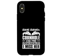 Ha detto Cornhole O Me Mi manca Il Suo Cornhole Giocatore Custodia per iPhone X/XS