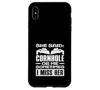 Ha detto Cornhole O Me Mi manca Il Suo Cornhole Giocatore Custodia per iPhone XS Max