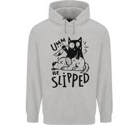 Ha Inciampato Un Gatto Che Uccide Un Cane Felpa Uomo Divertente