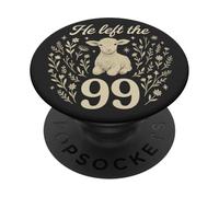 Ha lasciato il 99 Fede cristiana floreale ispirata da Luca 15 4 PopSockets PopGrip Adesivo