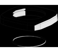HA Piastra Superiore HANSA 59914676 75x75 Mm Chr