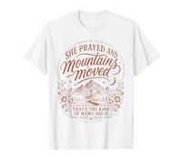 Ha pregato Montagne spostato Mamma Cristiana Maglietta