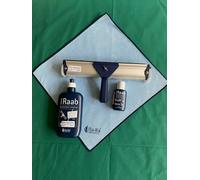 Ha-Ra Pulisci Vetri 32 CM, Con Rollfix 75 ML, Stella Panno E 500ml Detergente