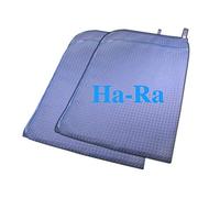 Ha-Ra Set di 2 panni per martello, 67 x 50 cm, in microfibra assorbente, asciuga senza aloni, applicabile a umido e a secco, adatto per finestre e specchi, utilizzabile in cucina e bagno