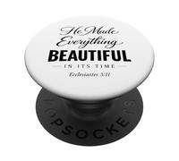 Ha reso tutto bello nel suo tempo Ecclesiaste 3:11 PopSockets PopGrip Adesivo