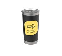 Ha rubato il mio cuore Romance Love and Passion Valentine Bicchiere termico in acciaio inox doppia parete