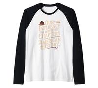 Ha Scritto capitoli di Storia Americana Patrimonio ispanico Maglia con Maniche Raglan