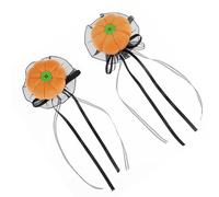 Ha110ween - Fermaglio per capelli a forma di zucca per bambini Adu1t, graziose mollette per capelli, accessori per acconciature da festa