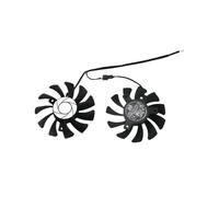 HA8010H12F-Z 75MM 2Pin GTX1050Ti GPU Cooler DUAL Fan per MSI Geforce GTX 1050Ti GTX-1050-Ti-4GT-OC (2PZ)