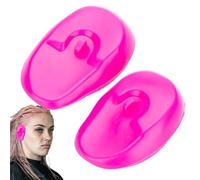 Haa - Paraorecchie in silicone flessibile per la colorazione dei capelli e la protezione della permanente, lavabili di qualità da salone, tappi per le orecchie impermeabili contro le macchie, per uomo