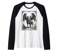 Haagenti Il Toro Grifone dei Goetia Maglia con Maniche Raglan