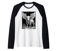 Haagenti La Bestia Sigillo Bianco Maglia con Maniche Raglan