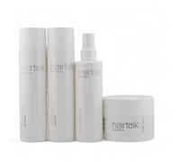 HaaiRTALK Arcos - Set completo di shampoo da 250 ml + balsamo da 250 ml + balsamo da 200 ml + crema riparante da 250 ml (nuova dimensione) per extension, extension e bonding