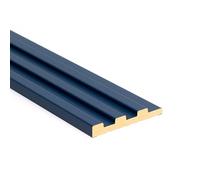 Haak Listelli di chiusura Desiwa set da 3 pezzi, colore blu scuro, 10,7 x 252 cm