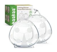 haakaa 75 ML Coppette Raccoglilatte, Proteggi Capezzolo di Silicone, Materno Coppe Raccoglilatte, Sano e Innocuo, 2 Pezzi