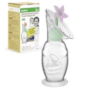 haakaa Set tiralatte manuale con tappo a fiore, pompa manuale in silicone Gen.2 con base di aspirazione, senza BPA (100 ml, lavanda)
