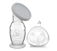 haakaa Silicone 150 ML Tiralatte Manuale con Coperchio e Base Ventosa & 1 Pezzi 75 ML Coppette Raccoglilatte, Raccolta del Latte Materno, Senza BPA