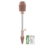 haakaa - Spazzola per pulizia in silicone, colore: Rosa