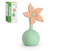 haakaa Tiralatte manuale a forma di fiore (albicocca), realizzato in silicone di alta qualità, senza BPA, compatibile con tutti i tiralatte haakaa