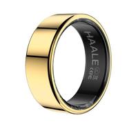 HAALE Anello Intelligente Fitness Tracker Acciaio Inossidabile Uomo Donna | Bluetooth 5.0 con Android e iOS; impermeabile IP68; traccia sonno, stress, ciclo mestruale; include l'app HAALE gratuita