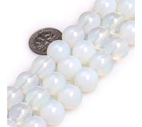 HAAMIIQII 45 Pezzi 8mm Perline Opali Rotonde Perline di Pietra Preziosa Loose per Gioielli che fanno DIY Bracciale Collana