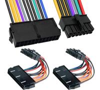 HAAMNING7 2 Pack Cavo di alimentazione PSU ATX da 24 pin a 14 pin per Lenovo per IBM, connettore adattatore di alimentazione ATX da 24 pin femmina a 14 pin maschio scheda madre 15 cm