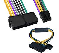 HAAMNING7 24 pin a 8 pin ATX, cavo adattatore di alimentazione PSU per schede madri DELL Optiplex 3020 7020 9020 30 cm 12 pollici 18 AWG